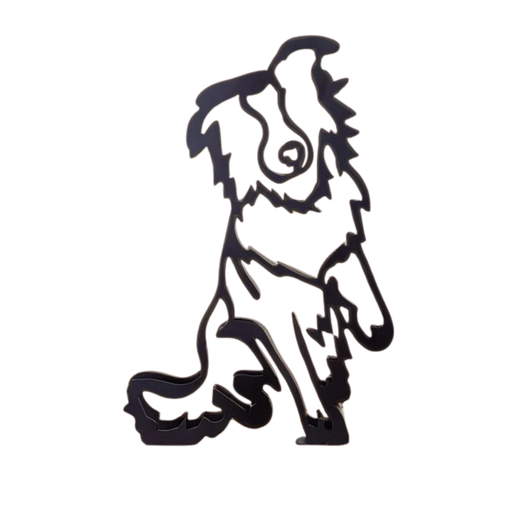 Silhouette d'animal en métal, et minimaliste