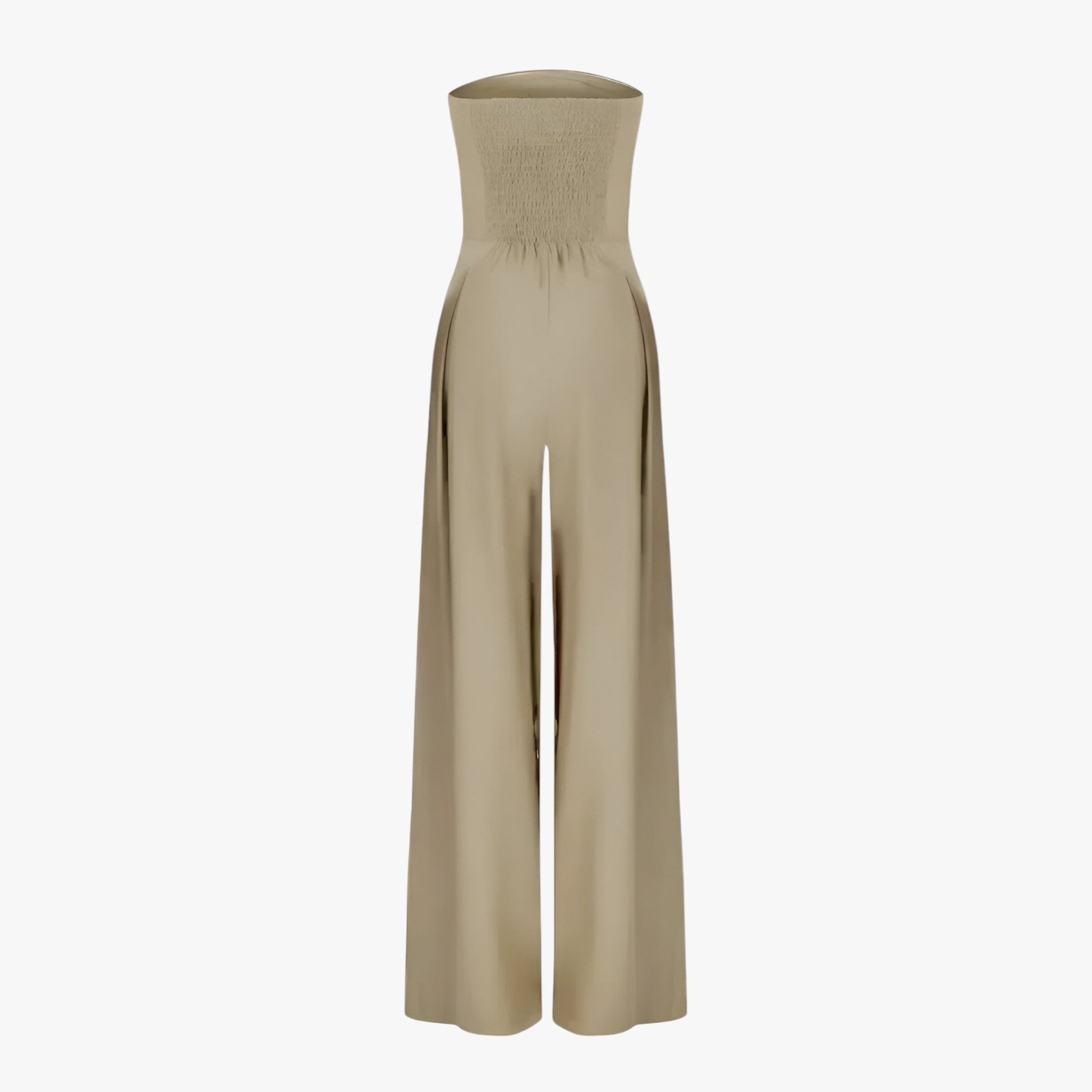 Combinaison Femme Sans Bretelles Élégante Noire - Chic et Confortable pour Cérémonie Estivale