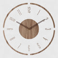 Horloge Murale en Acrylique et Bois au Design Moderne