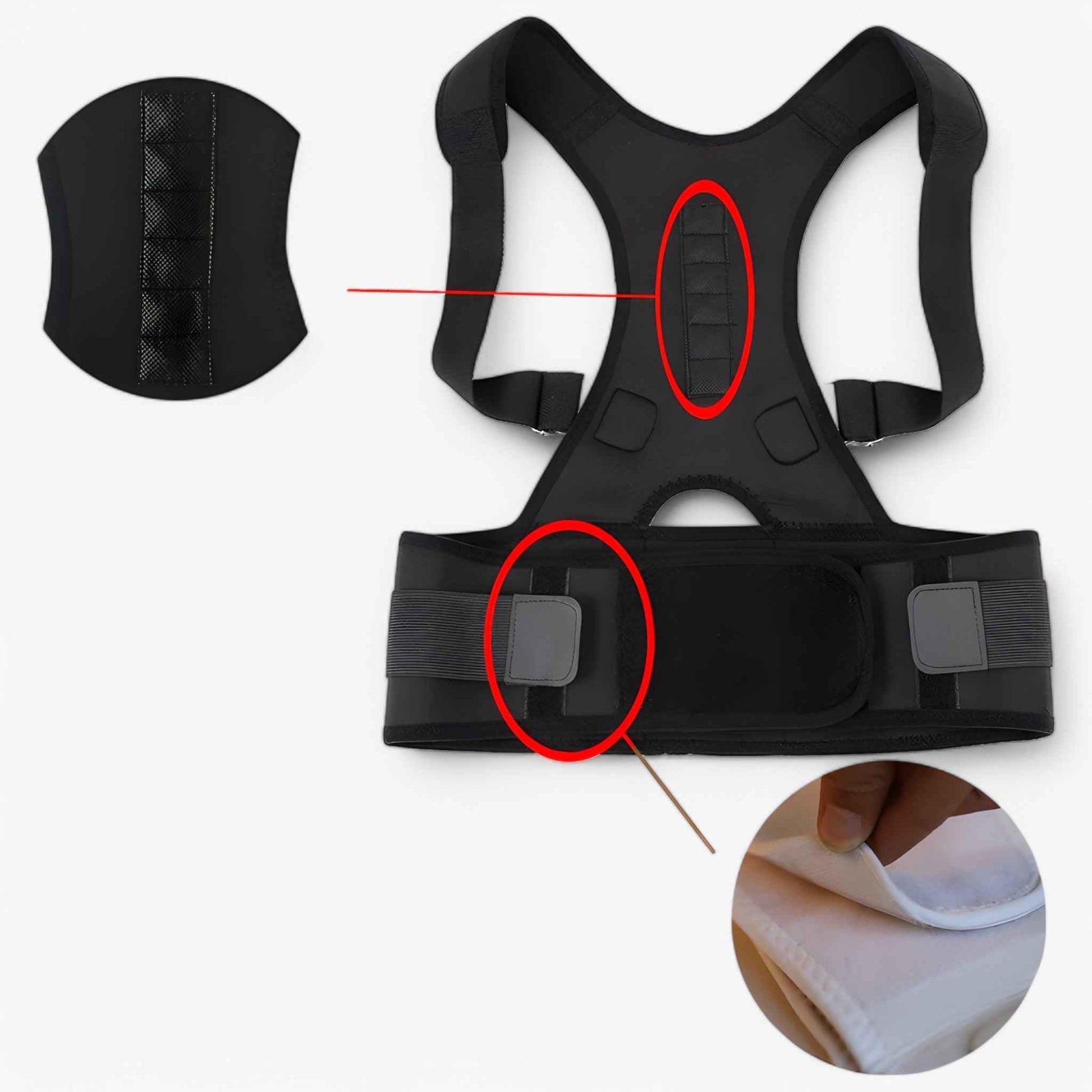 BeltGuard Correcteur de Posture Unisexe Ajustable et Respirant pour Dos Droit Hommes et Femmes