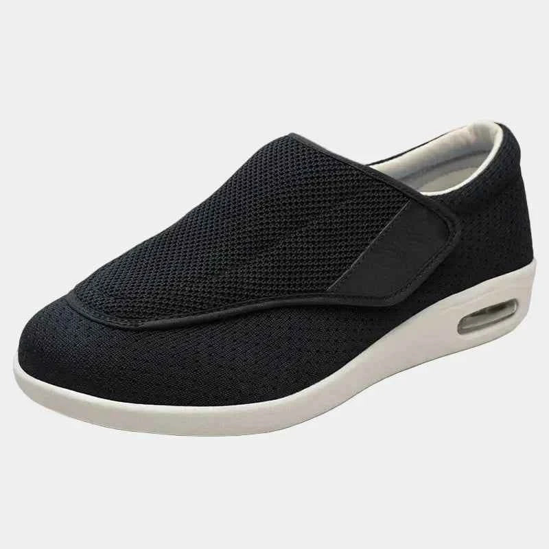 Chaussures : Baskets pour homme sans lacets dans Noir de Marche Lino