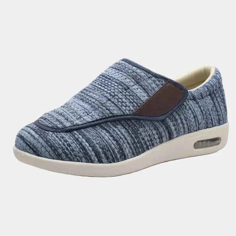 Chaussures : Baskets pour homme sans lacets dans Bleu de Marche Lino