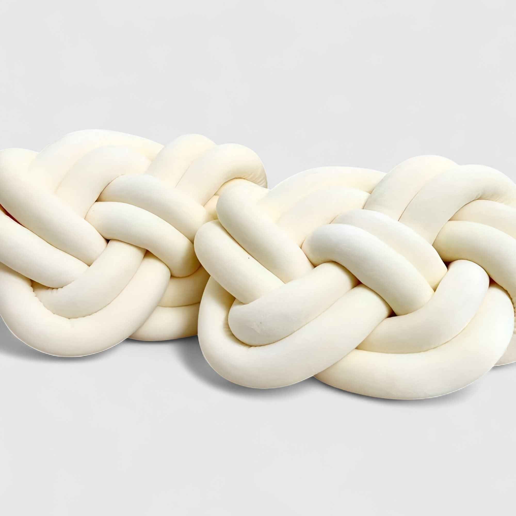 Coussins décoratifs : Ensemble Oreillers Décoratifs Peluche Coussins décoratifs dans Crème Blanc de Marche Lino