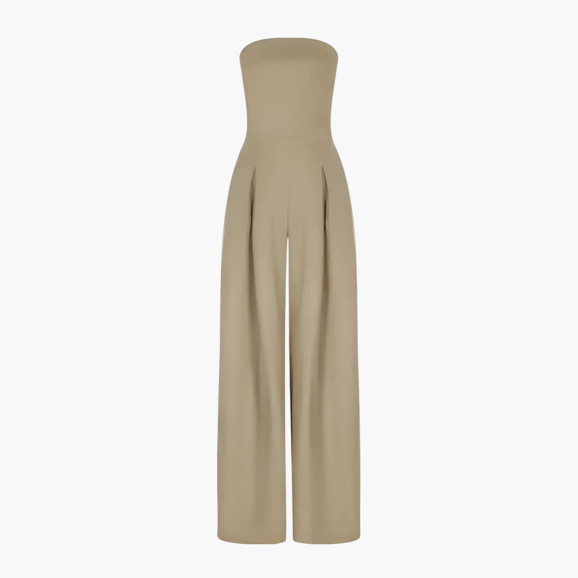 Combinaison Femme Sans Bretelles Élégante Noire - Chic et Confortable pour Cérémonie Estivale