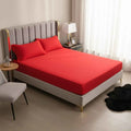 Drap-Housse en Polyester Doux Literie Drap