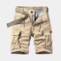 Short Cargo Multipoches Homme Noir Coton - Confortable & Stylé