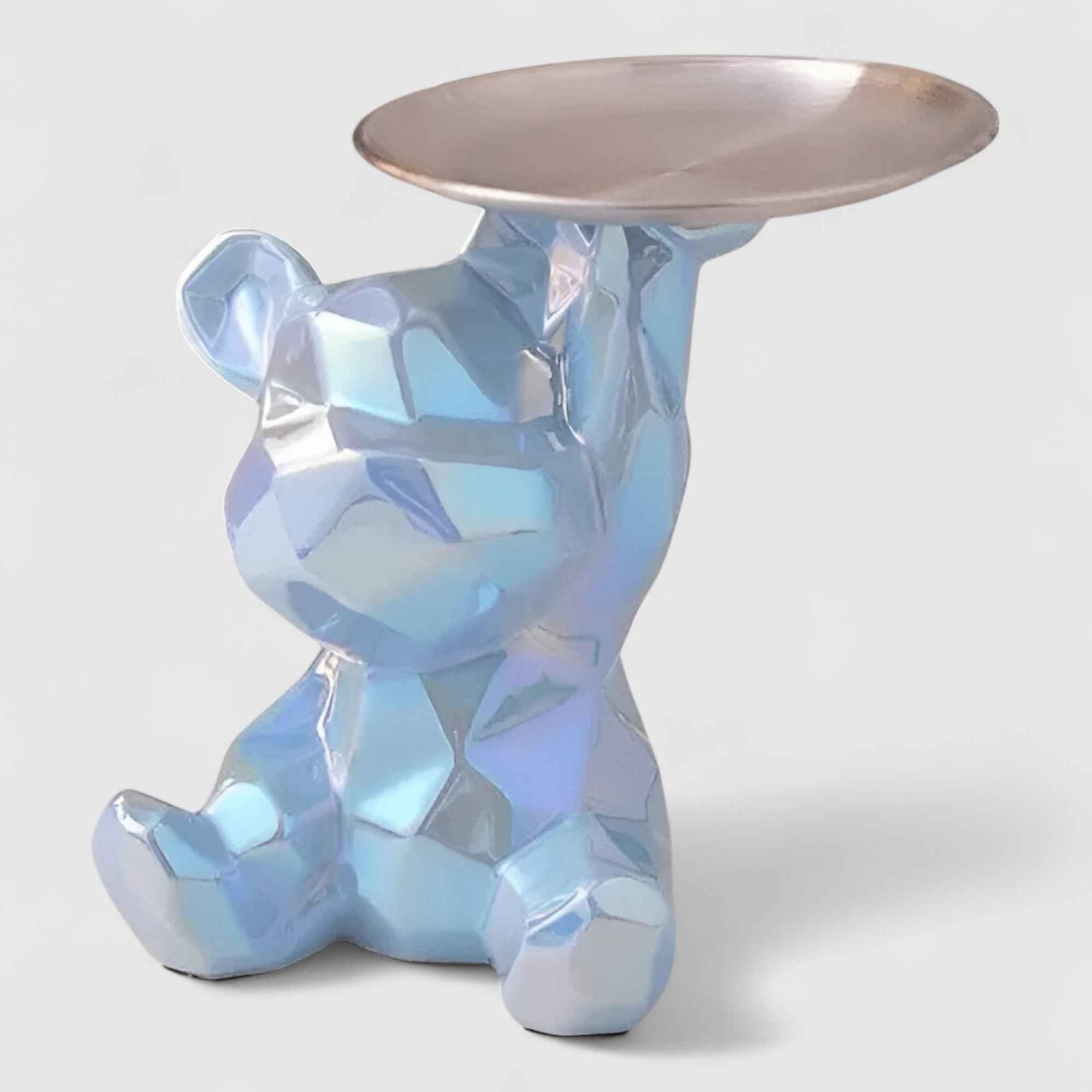 Boîtes décoratives : Objet Déco Céramique Multifonctionnel pour un Style Pratique Métal dans Bleu- B de Marche Lino
