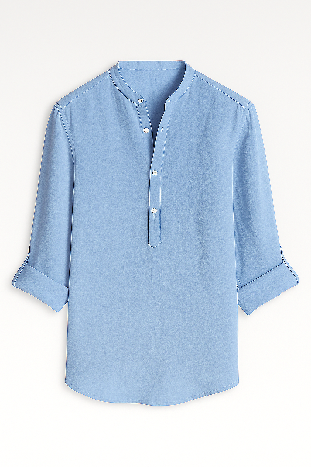 Chemise Homme Légère en Lin, Respirante, Manches Longues