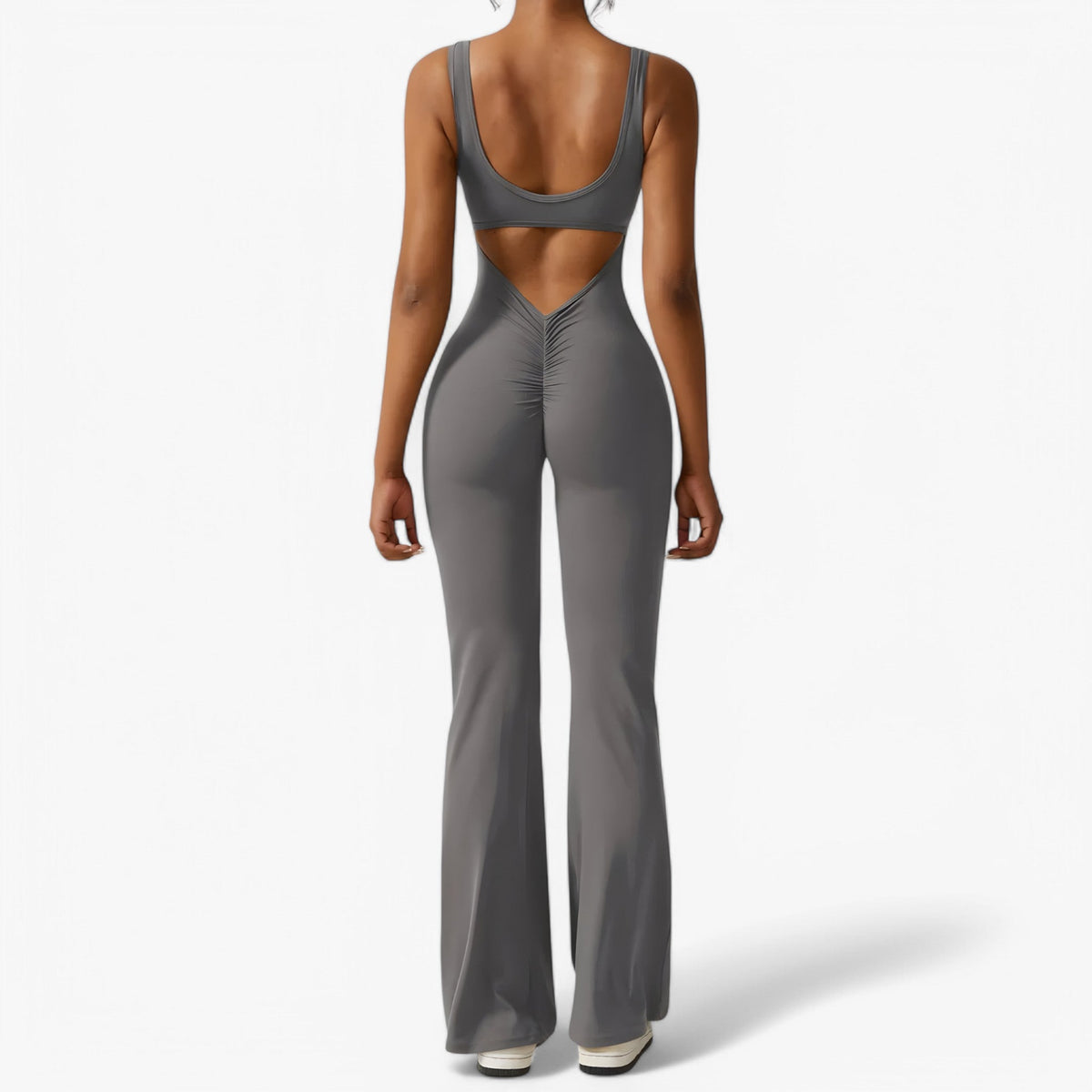 One-Pieces : Combinaison Élégante Noire avec Décolleté en V Profond pour Femme dans Grigio de Marche Lino