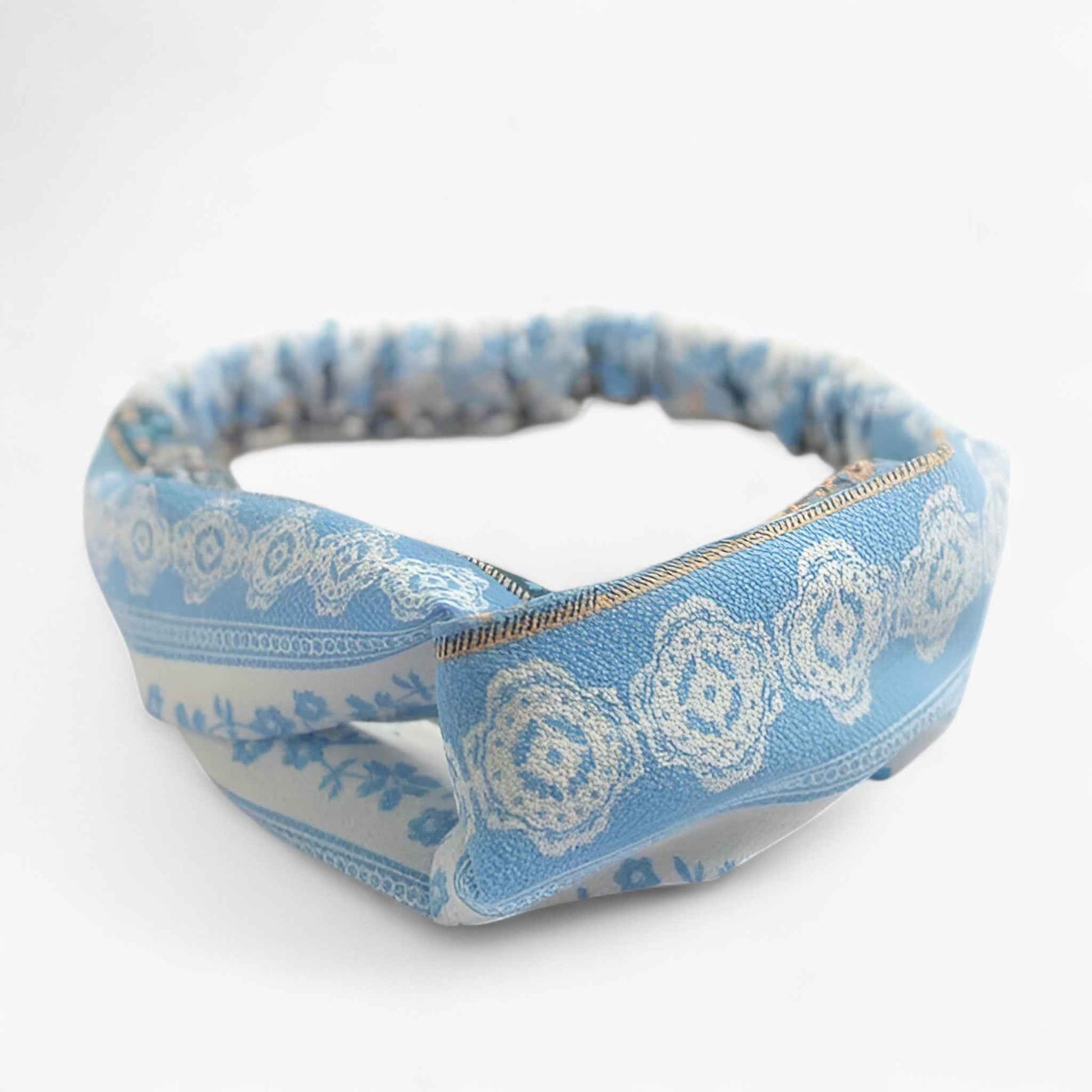 Bandana Bandeau Cheveux Femme Imprimé Bohème Vintage Floral Multicolore