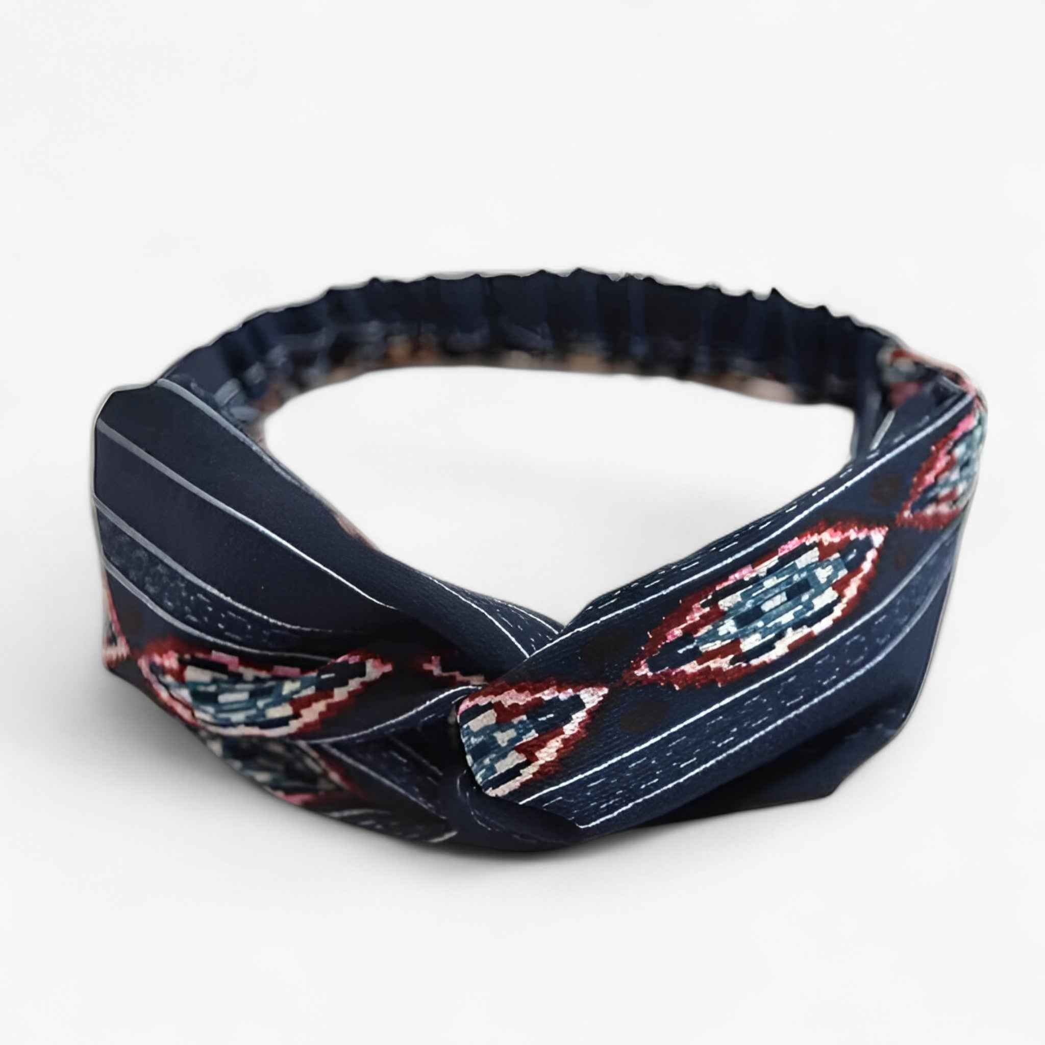 Fascia con stampa bohemien Bandana vintage - € : Bandana Bandeau Femmes Imprimé Bohème Vintage Fleurs Multicolore dans de Marche Lino