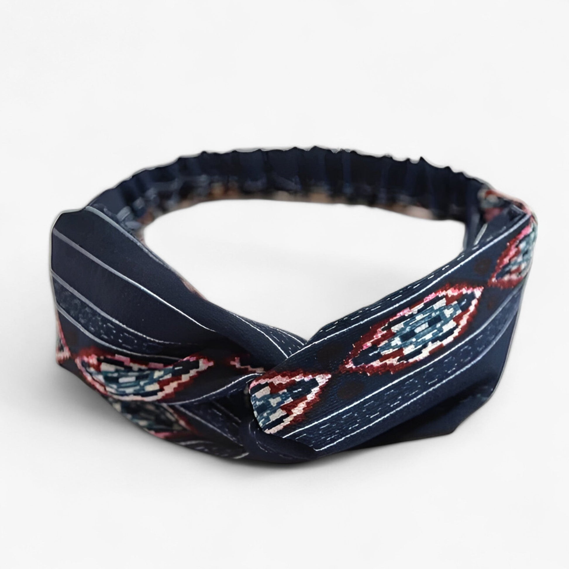 Bandana Bandeau Cheveux Femme Imprimé Bohème Vintage Floral Multicolore