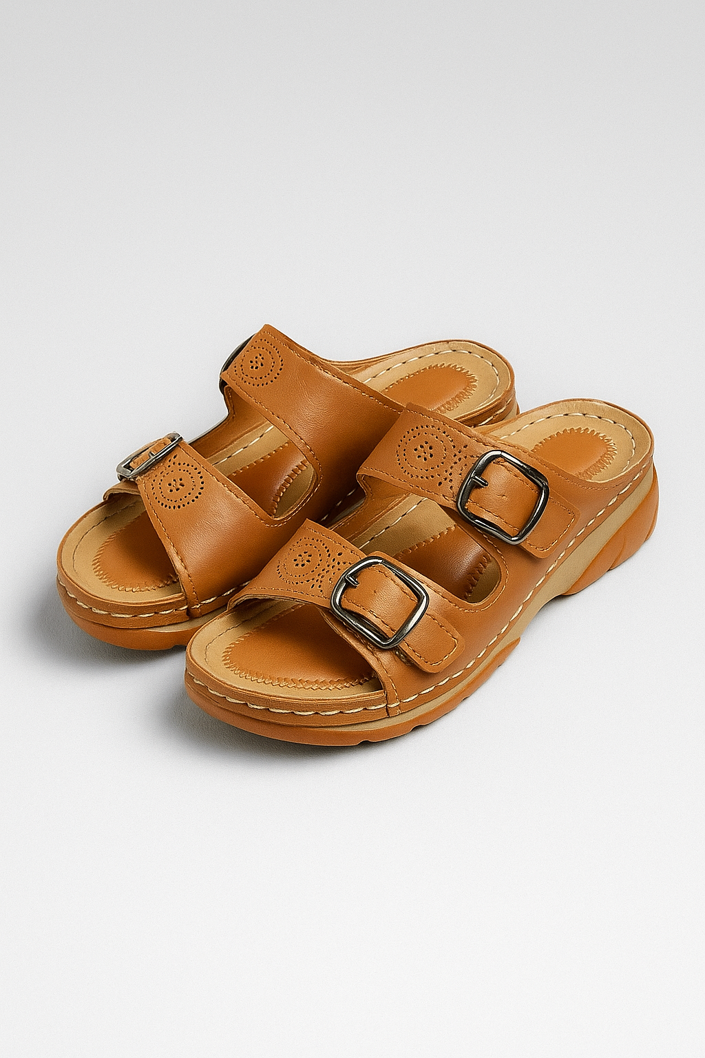 Leichte und atmungsaktive orthopädische Sommersandalen für Herren, für Diabetiker und empfindliche Füße