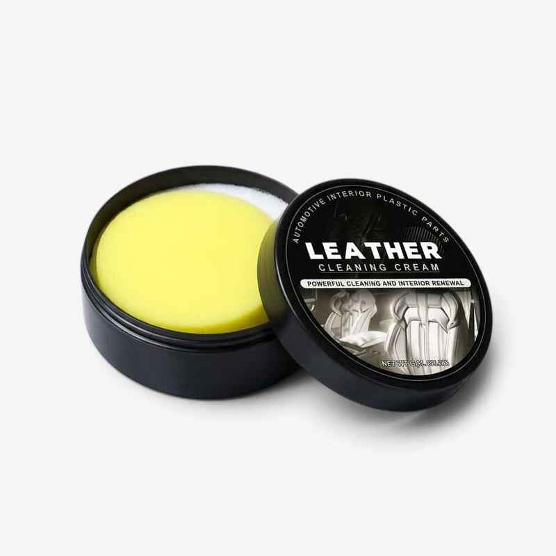 Crème nettoyante pour cuir Intérieur de voiture - Blanc, Polyvalente et Efficace