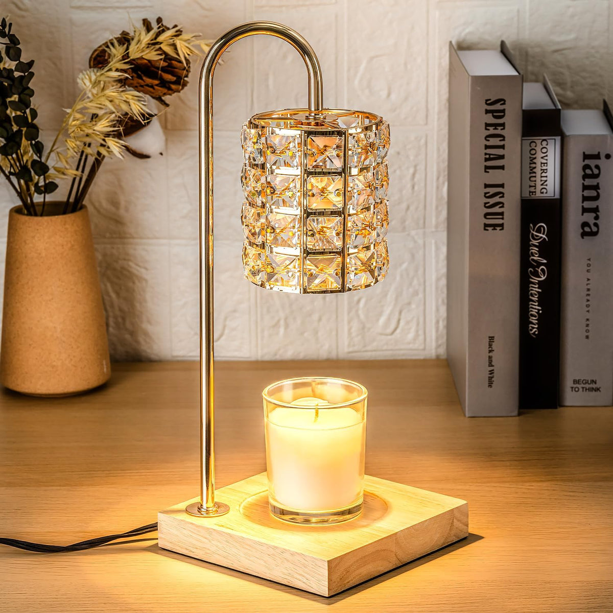 Lampe Chauffe-Bougie : Lampe Chauffe-Bougie – Fondoir à Cire Sans Flamme dans de Marche Lino