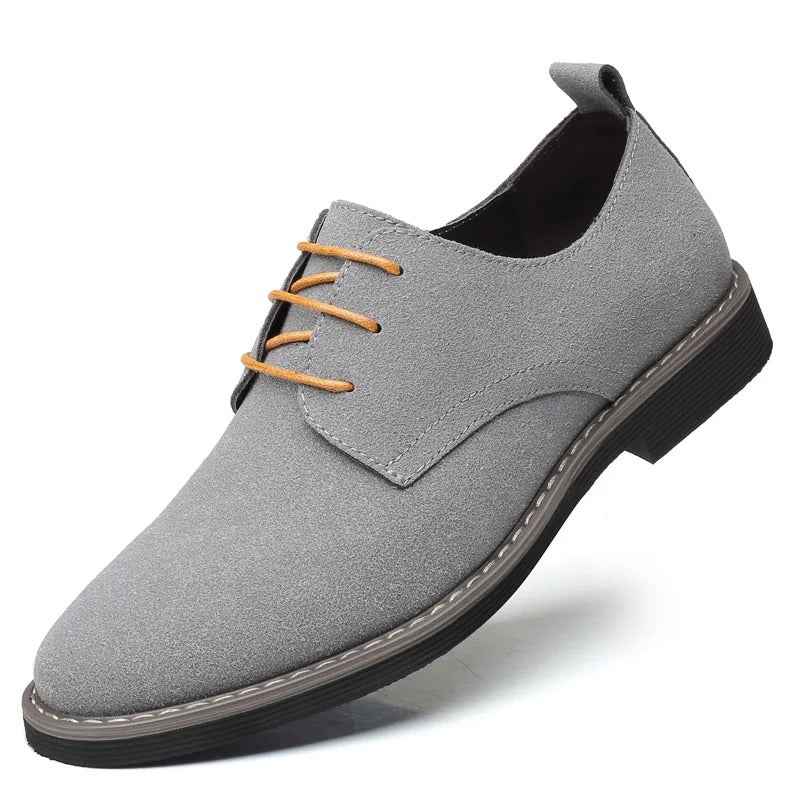 Filbert - Suède Heren leren schoenen met vetersluiting