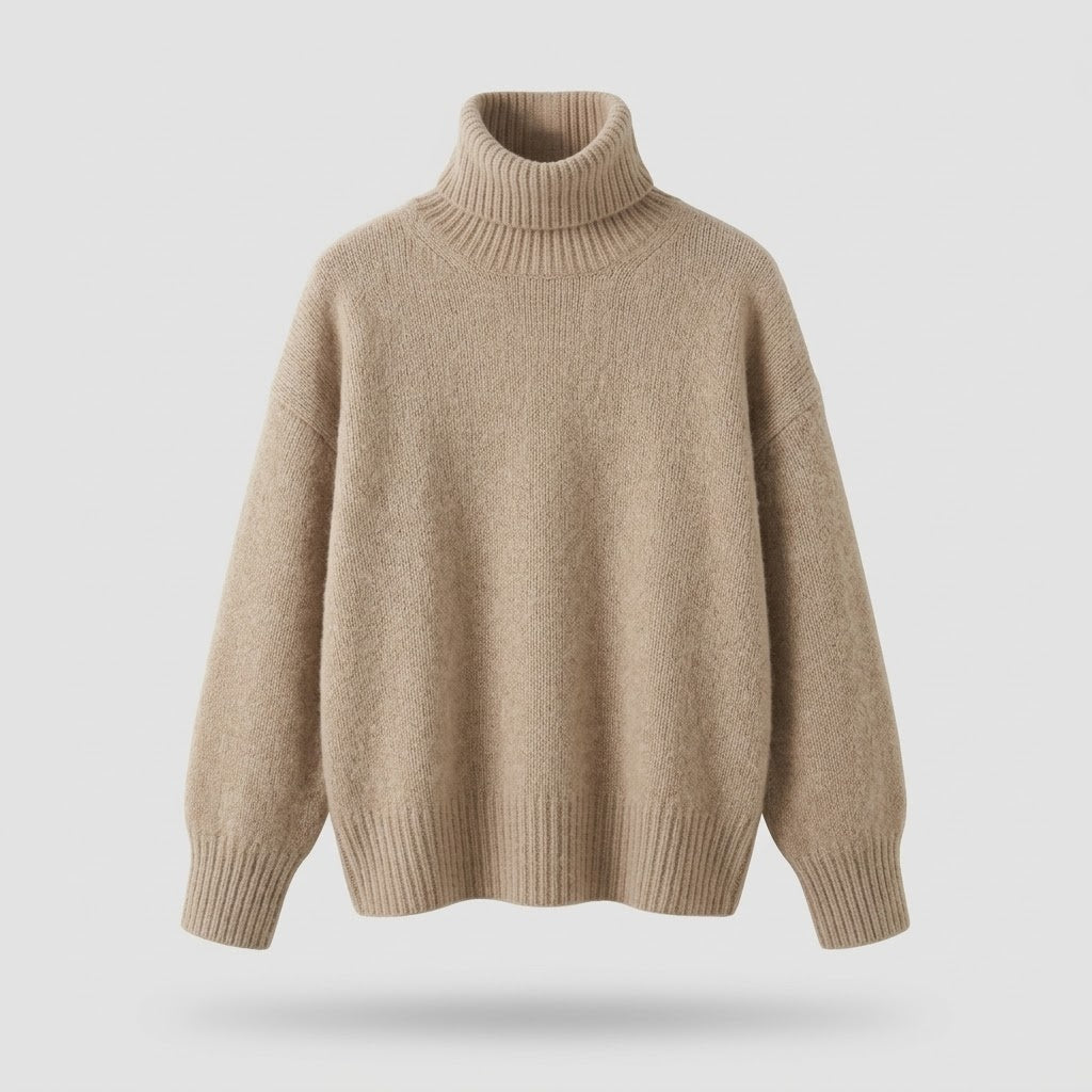 Pull en Cachemire à Col Roulé pour Femme