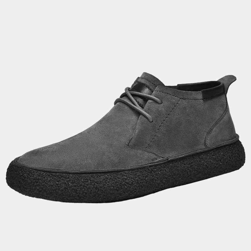 Botte : Chaussures montantes à lacets pour homme dans Gris de Marche Lino