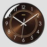 wall clock : Horloge Murale Silencieuse Quartz Accessoires Maison dans Noir de Marche Lino