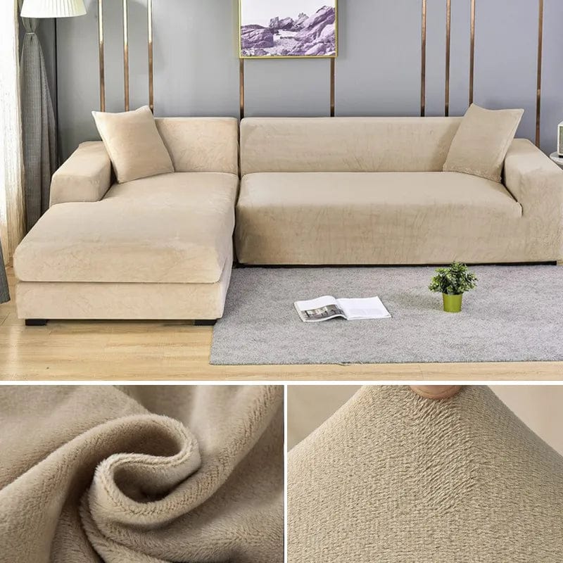 home & garden : CouchCover - Protecteur de meuble doux antidérapant - Gris dans de Marche Lino