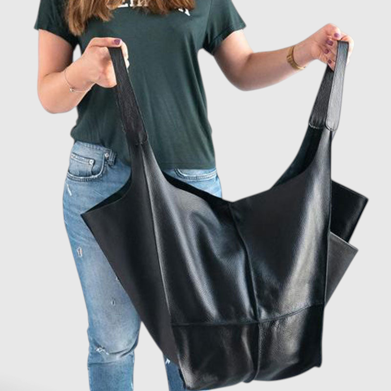 Tote Bag : Sac Cabas Vintage Oversize dans de Marche Lino