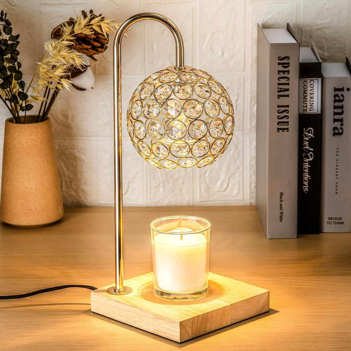 Lampe Chauffe-Bougie : Lampe Chauffe-Bougie – Fondoir à Cire Sans Flamme dans de Marche Lino