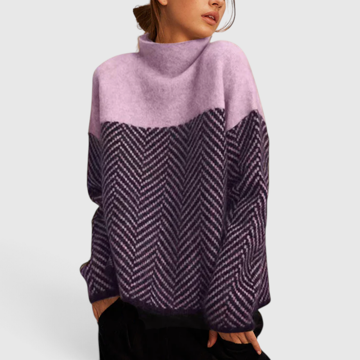 Pull Col Roulé en Cachemire Femme - Tricot Doux