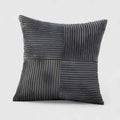 Housse de Coussin Velours Côtelé Accessoires De Maison