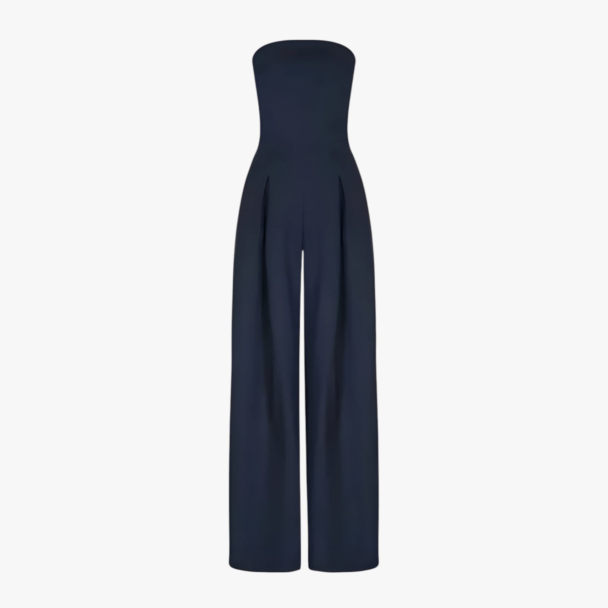 Combinaison Femme Sans Bretelles Élégante Noire - Chic et Confortable pour Cérémonie Estivale