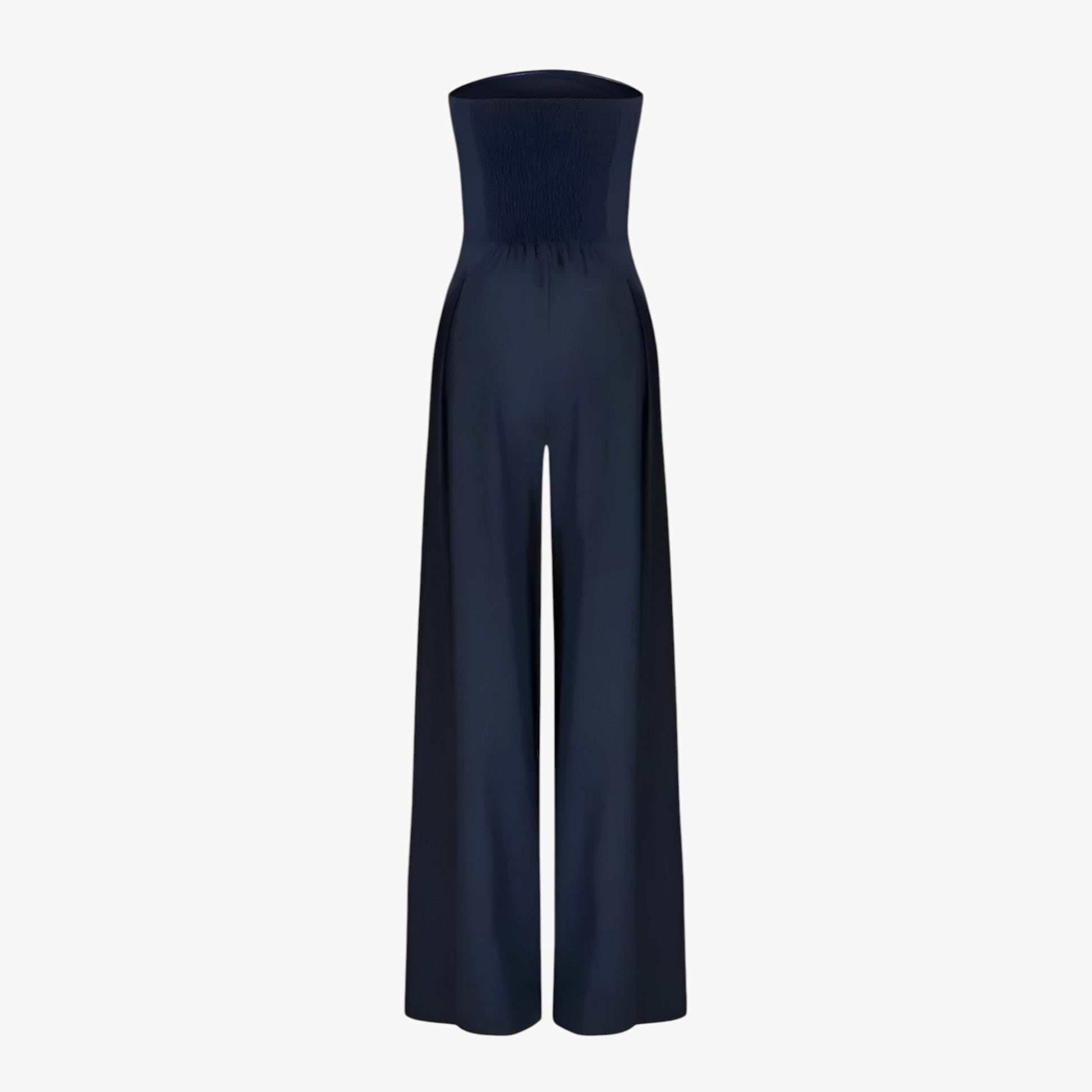 Combinaison Femme Sans Bretelles Élégante Noire - Chic et Confortable pour Cérémonie Estivale