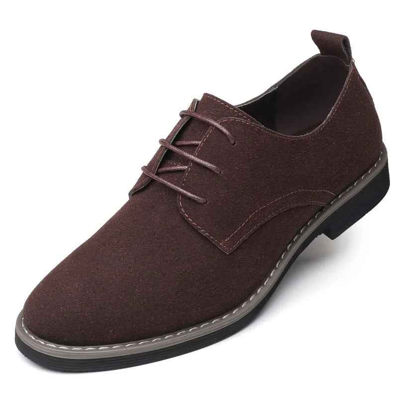Filbert - Suède Heren leren schoenen met vetersluiting