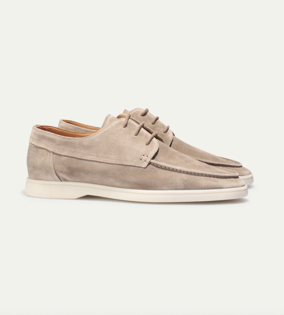 Chaussures : Derby pour homme à lacets dans Kaki de Marche Lino