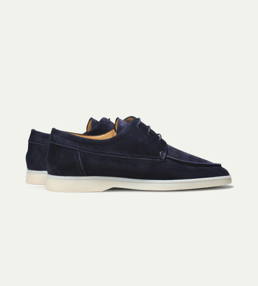 Chaussures : Derby pour homme à lacets dans Bleu de Marche Lino