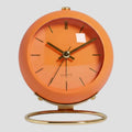 Réveil de Bureau Quartz Silencieux - Horloge de Table Vintage pour Chambre/Bureau