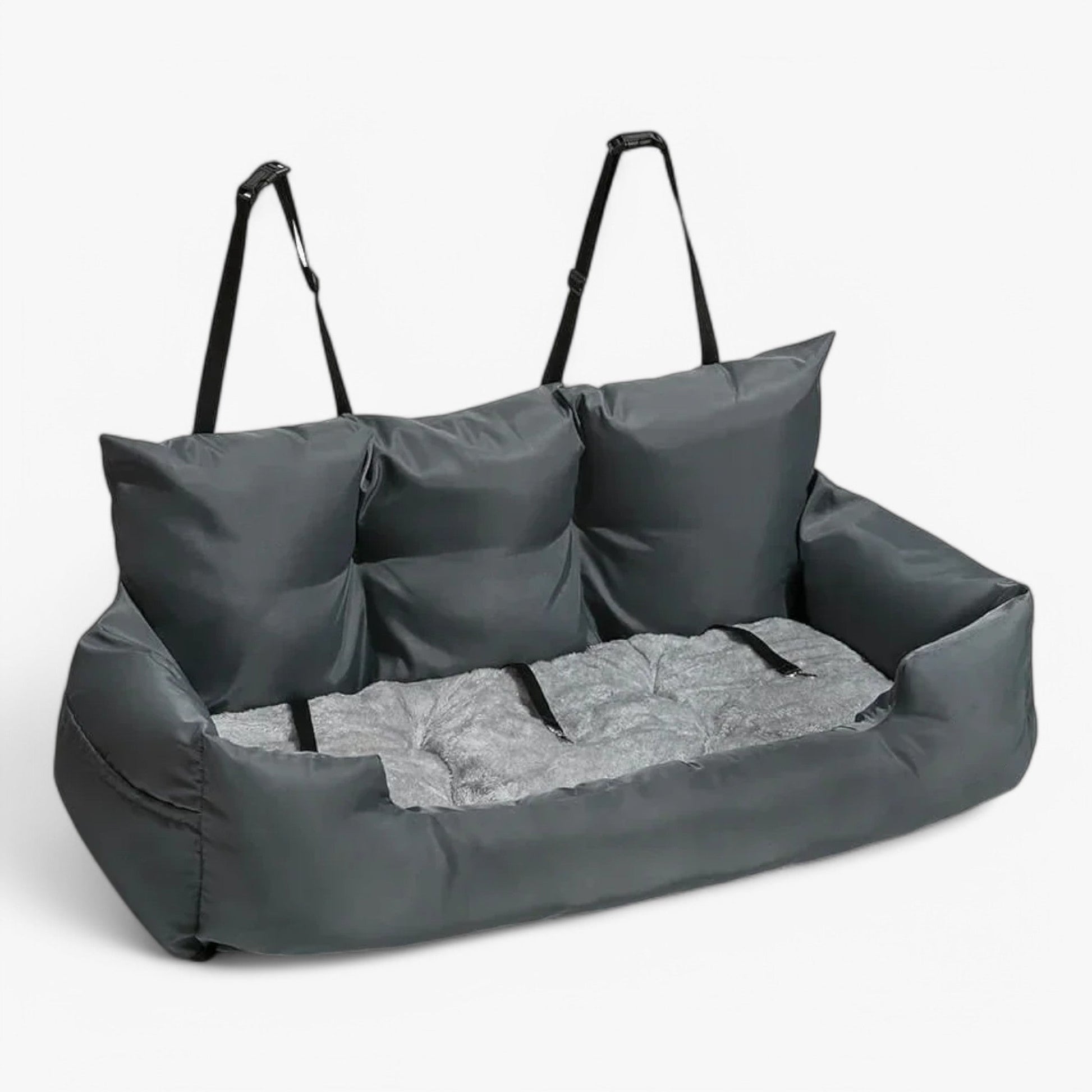 Lit de luxe pour chien pour voiture Cozyride - Vert militaire