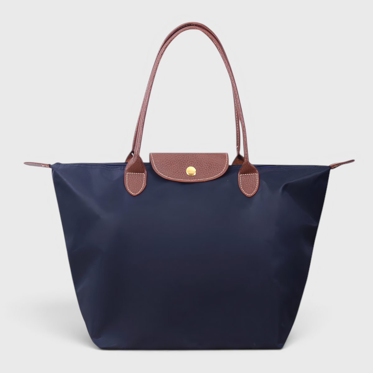 Handbag : Sac à Main en Nylon pour le Travail & le Quotidien – Spacieux, Élégant & Pratique dans Bleu Marine de Marche Lino