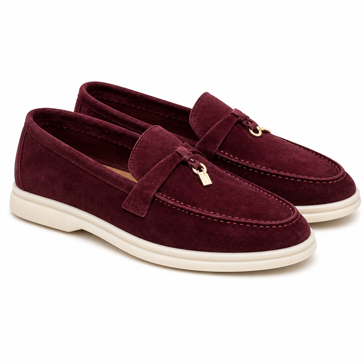 : Mocassin homme élégant - Cuir nubuck et confort estival dans Bordeaux de Marche Lino