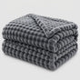 Plaid Polaire Corail Texturé pour Canapé et Lit