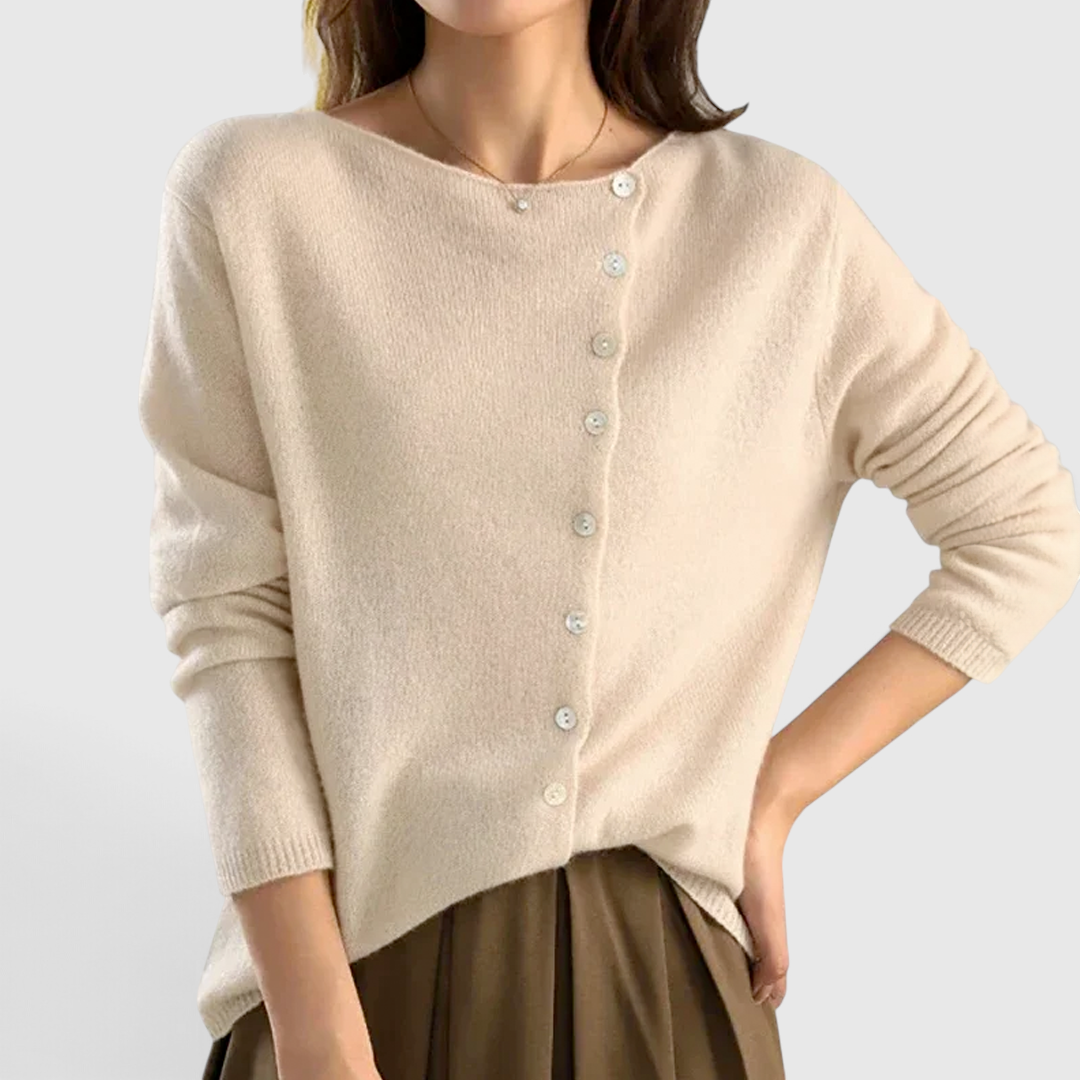 Cardigan en Laine Élégant Femme - Pièce Légère à Superposer