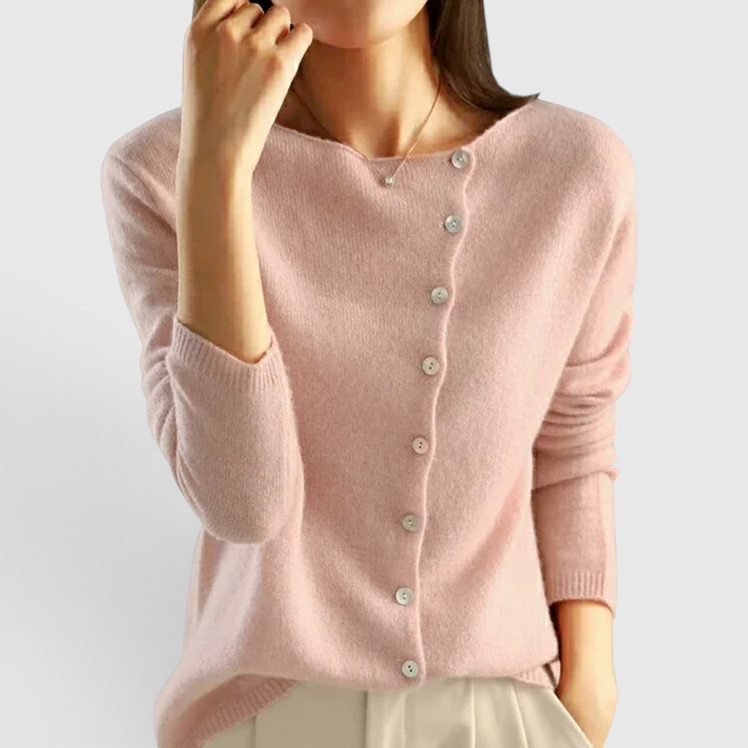 Cardigan en Laine Élégant Femme - Pièce Légère à Superposer