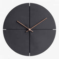 Horloge murale en bois femme