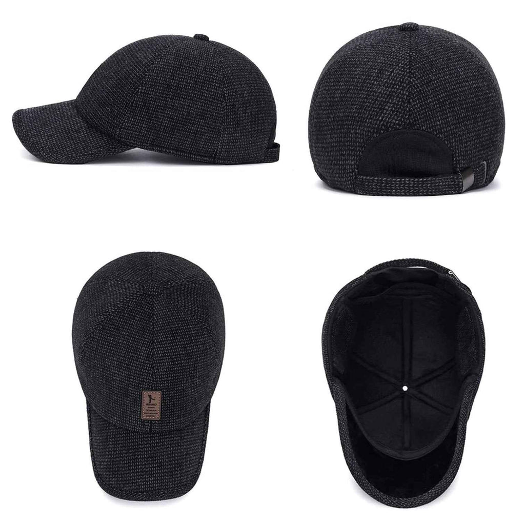 SnapHat™ - Casquette de baseball tricotée chaude pour l'hiver