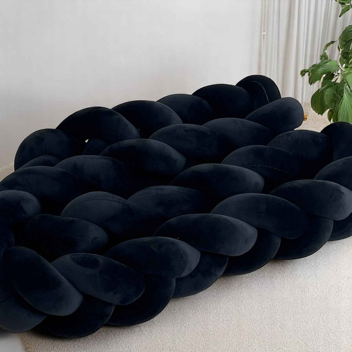 Coussins de sol : Coussin Géométrique Moderne en Polyester pour le Sol dans de Marche Lino