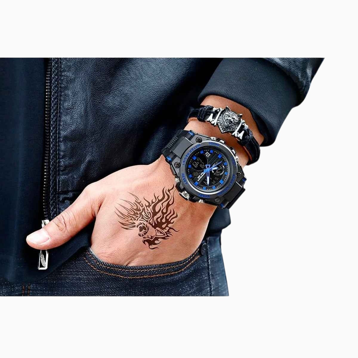 TitanGuard | Montre militaire ultime pour homme avec des fonctionnalités polyvalentes