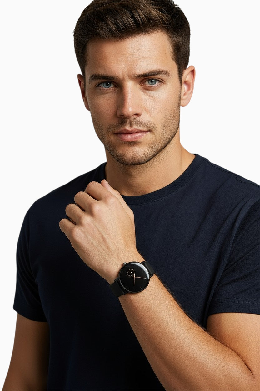 Montre Quartz De Luxe Etanche Et Elegante