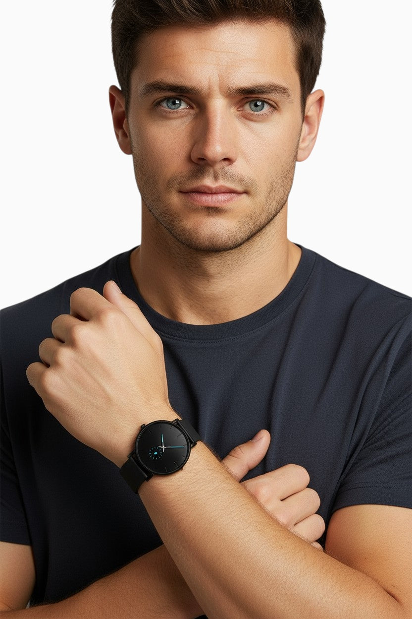 Montre Quartz De Luxe Etanche Et Elegante
