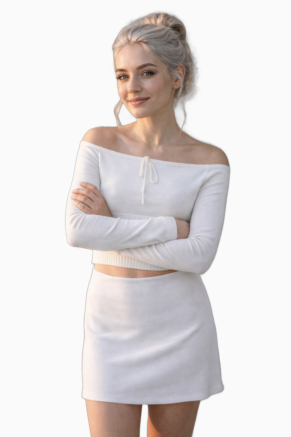 Jupe Femme Moulante avec Short de Sécurité