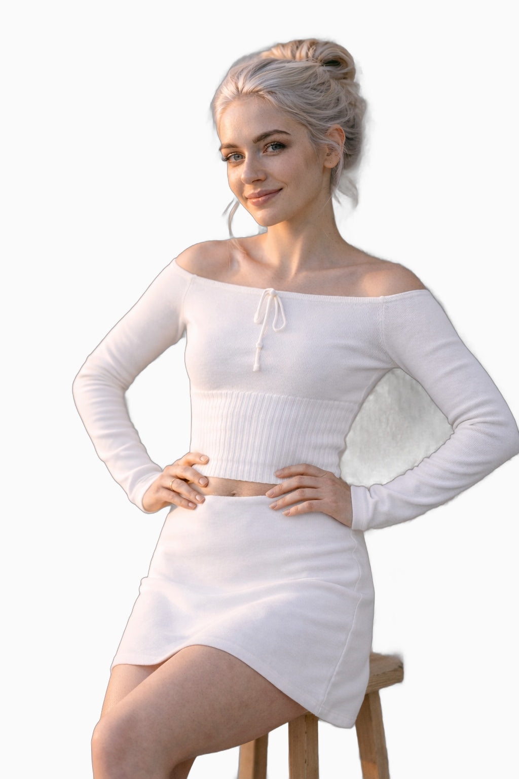 Jupe Femme Moulante avec Short de Sécurité