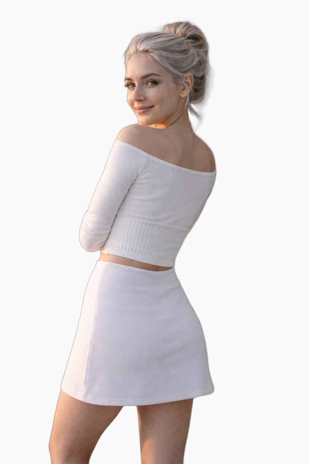 Jupe Femme Moulante avec Short de Sécurité