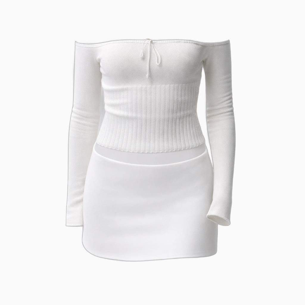 Jupe Femme Moulante avec Short de Sécurité